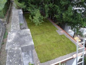 Dachbegruenung mit Moosmatten